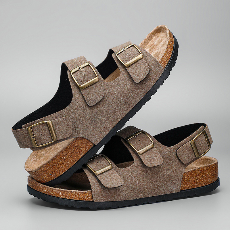 Sandals Men's Summer Outer Wear Non-slip Wear-resistant Driver Special Driving Sandals Outdoor Sports Seaside Beach Slippers