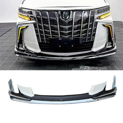 Front and Rear Bumper Mona Lisa – Big Surrounded - front-lip-pearl-white-black