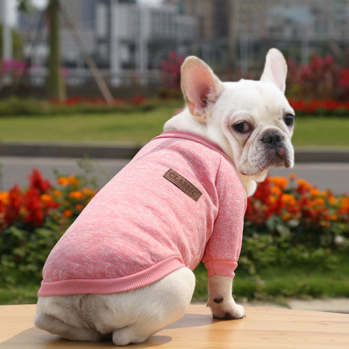 Autumn and winter wool sweatshirts, French bulldogs, dog and cat pet clothes, small and medium-sized dog clothes, cat clothing supplies