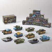 1:64合金车模型男孩仿真小车玩具坦克盲盒小礼物机构积分兑换礼物