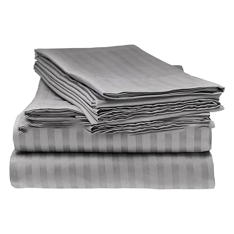 Suministro directo de fábrica de tela cepillada de satén sábana ajustable conjunto suave transfronteriza Amazon