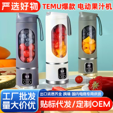 严选TEMU榨汁机家用小型便携式电动打炸果汁机果汁杯多功能水果
