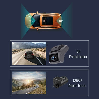 Qìchē – Driving recorder Cam Front and