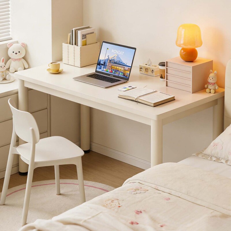 Desk for Students, Home Computer Desk, Work Desk, Study Writing Desk, Girls' Bedroom Dressing Table, Simple Small White Table Desk for Students, Home Computer Desk, Work Desk, Study Writing Desk, Girls' Bedroom Dressing Table, Simple Small White Table