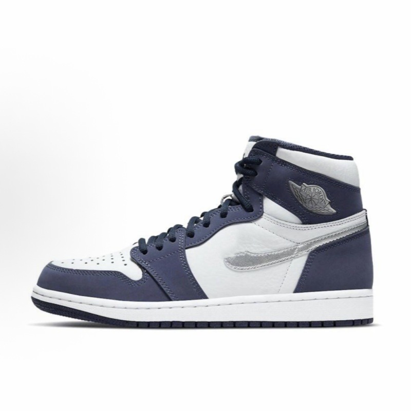 Comercio exterior AJ1 zapatos blancos y negros panda zapatos de baloncesto de alto tamaño Joe1 azul blanco puro de Carolina del Norte pareja zapatos casuales image 26