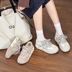 前言范休闲运动鞋2025新款板鞋厚底百搭女款时尚爆款真皮小白鞋