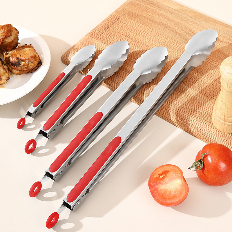 Clip de comida de acero inoxidable Clip de barbacoa engrosado Clip de barbacoa Filete Clip de cocina Clip multifunción para hornear Envío gratis