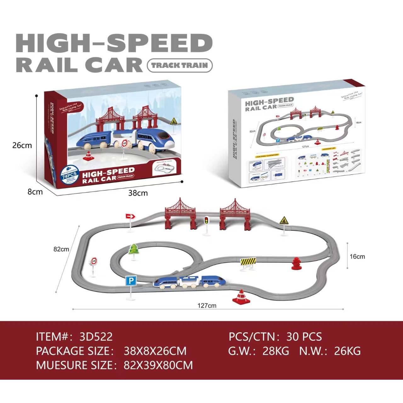 Trenes eléctricos transfronterizos infantiles DIY ensamblaje vagón de ferrocarril juguetes ferroviarios eléctricos de alta velocidad modelo de vagón de ferrocarril conjunto