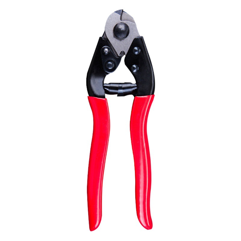 Tijeras de cuerda de alambre de acero Qiyao alicates de corte Tijeras de alambre de acero fuerte de 8 pulgadas Tijeras de sello de plomo Cuerda de saltar Tijeras fuertes Tijeras de tendedero