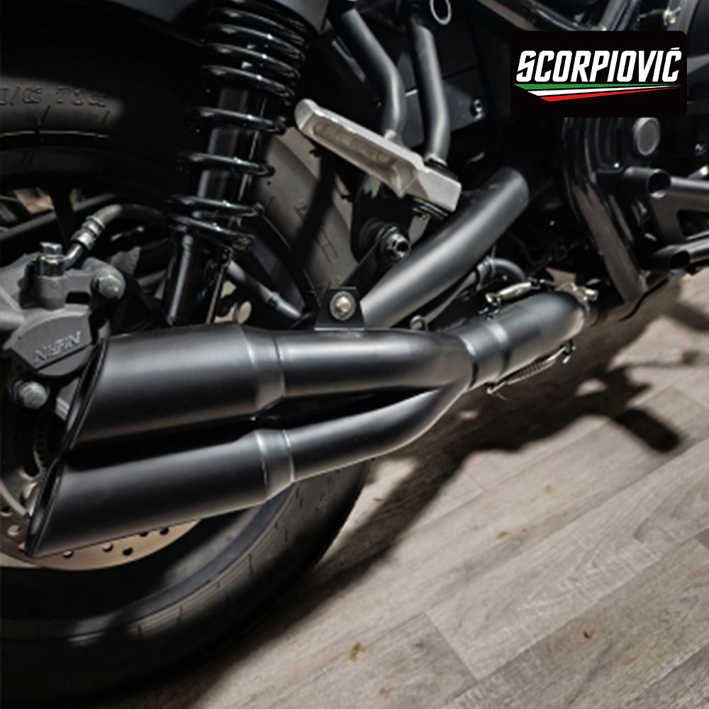 Cruise Prince CM300 stainless steel middle exhaust pipe tail muffler 2017-2024 non-destructive installation