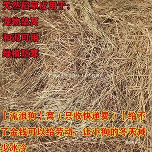 New Straw, Dried Grain Straw, Hay, Tofu, Woven Meat, Pet Bedding, Warm, Factory Direct Sales, Cross-Border