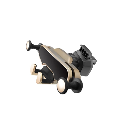 Car Mobile Phone Holder Air: Car phone holder - 2141n-gold