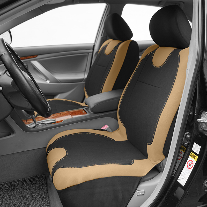 Universal Car Seat Cover PU Embroidered Car Seat Cushion Cover for All Seasons TEMU Hot-Selling Factory Direct Shipment