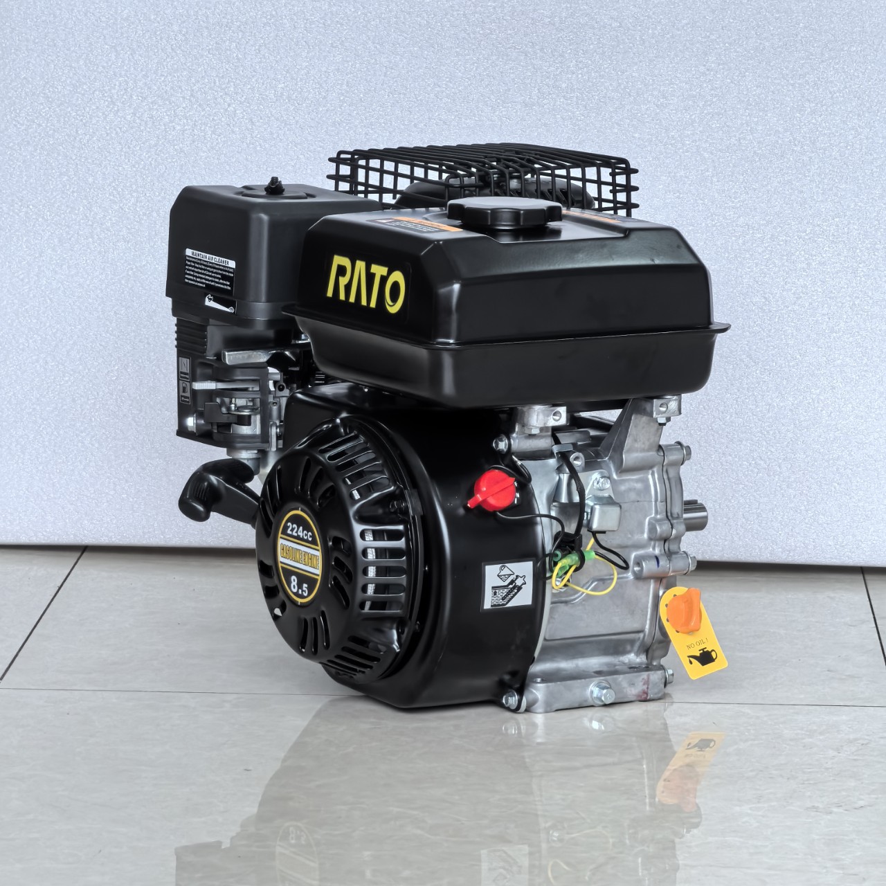 Rato Gasoline Engine 172 Gasoline Engine R225-V Engineering Machinery Water Pump Power 4.9Kw