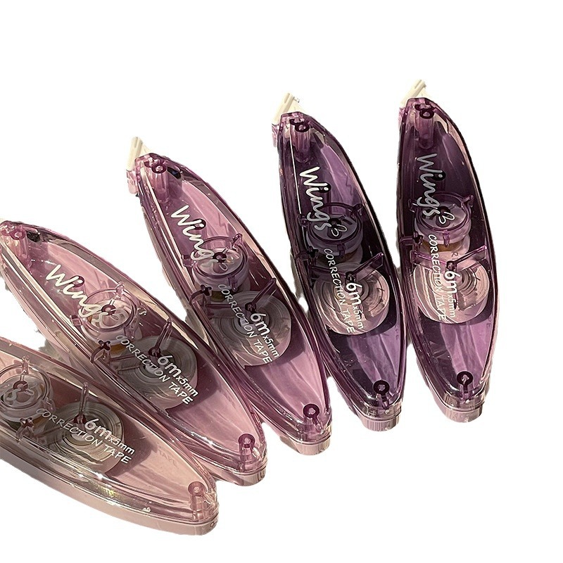 Cinta de corrección en forma de bolígrafo muda mini cinta de corrección ins gradiente Flip cinta de corrección traje de gran capacidad suave Modificación de palabras