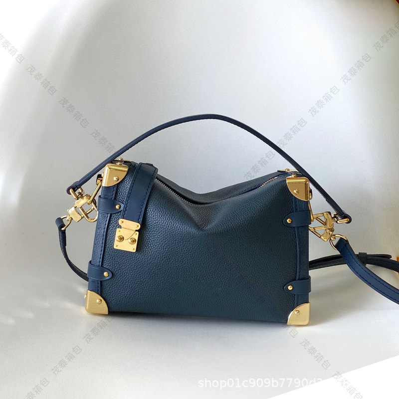 2025 Gu Ailing Same Style Genuine Leather Women's Bag Soft Box Bag Versatile Underarm Handbag Fashion Vintage Bag M25160