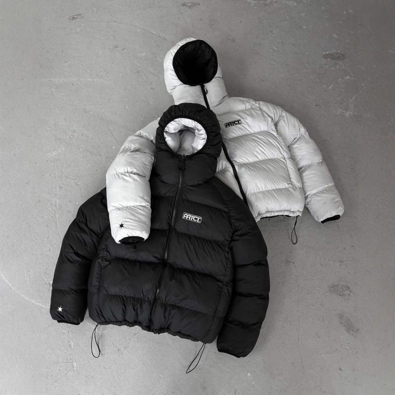 2025 Cross-Border New down Jacket for Men and Women in Winter Reversible Loose Cotton Coat