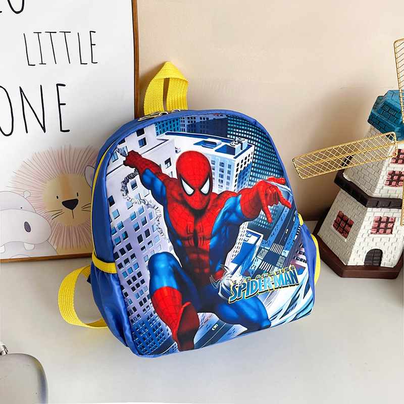 2025 Spiderman nuevo bolso de dibujos animados para niños moda bebé niño Spiderman mochila jardín de infantes