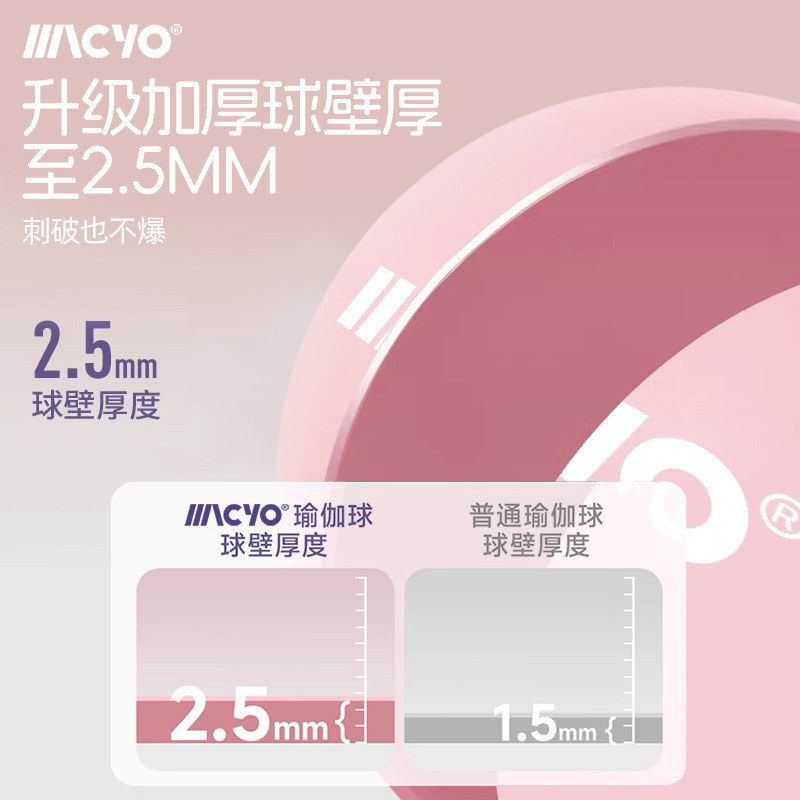 1700g瑜伽球加厚防爆健身成人孕妇分娩助产专用产后平衡儿童俞珈|undefined