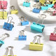 Color long tail clip, bill clip, examination paper clip, bulk cross-border e-commerce factory direct supply stationery set accessories wholesale