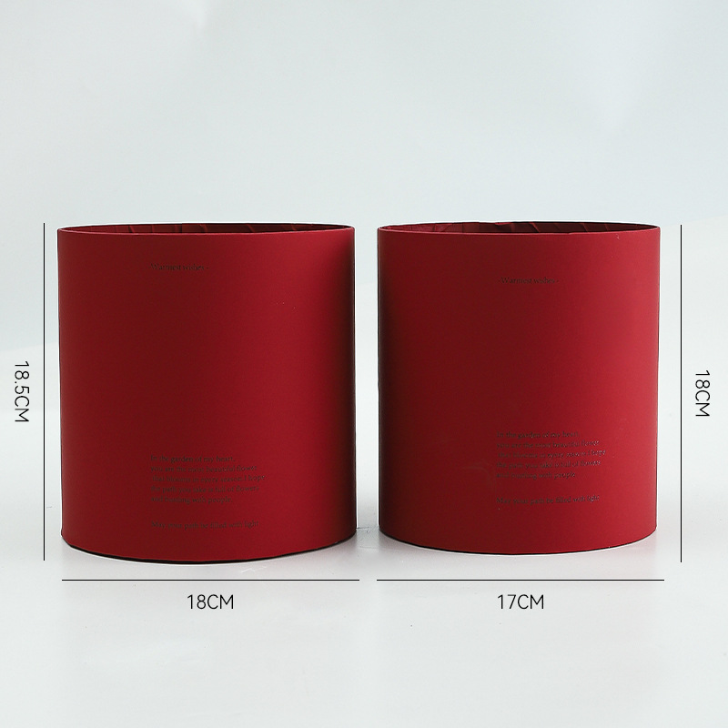 Cubo clásico de tres abrazos cubo redondo embalaje cubo arreglo de flores cubo floral DIY espejo de plata caja de flores