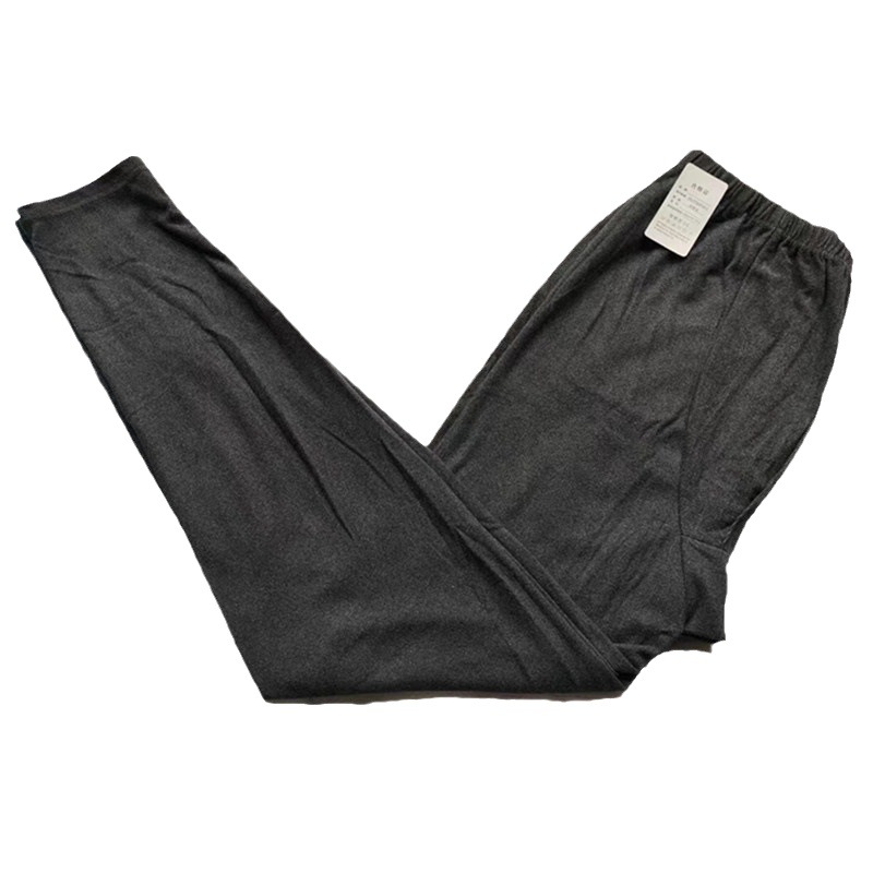 Men Slim Fit Double-Sided Velvet Pants Black Winter