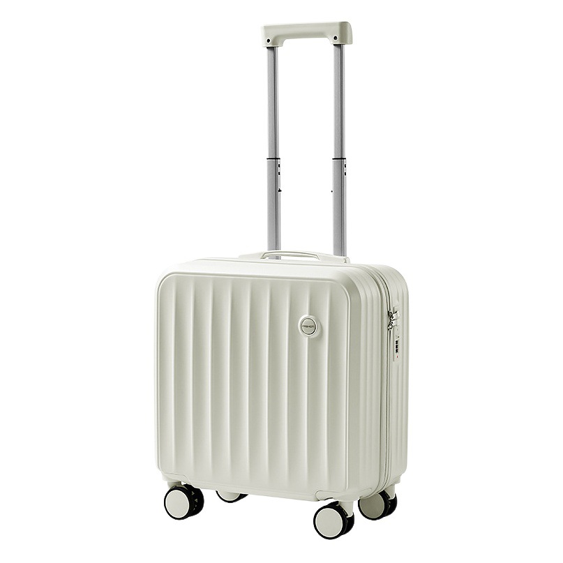 Caja de embarque caja de la carretilla multi-funcional de 18 pulgadas de equipaje Tamaño pequeño de las mujeres Mini pequeño caso de contraseña maleta con cremallera