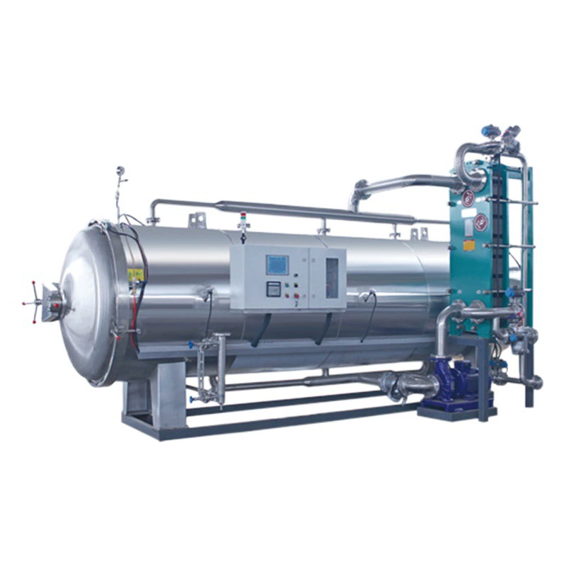 Высокотемпературный и высоконапорный электрический нагреватель для пищевых продуктов, двухслойный водяной бак, оборудование для стерилизации пищевых продуктов, стерилизатор