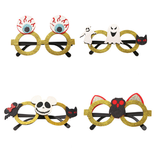Halloween glasses Halloween glasses creative ghost pumpkin photography prop atmosphere decoration Halloween glasses