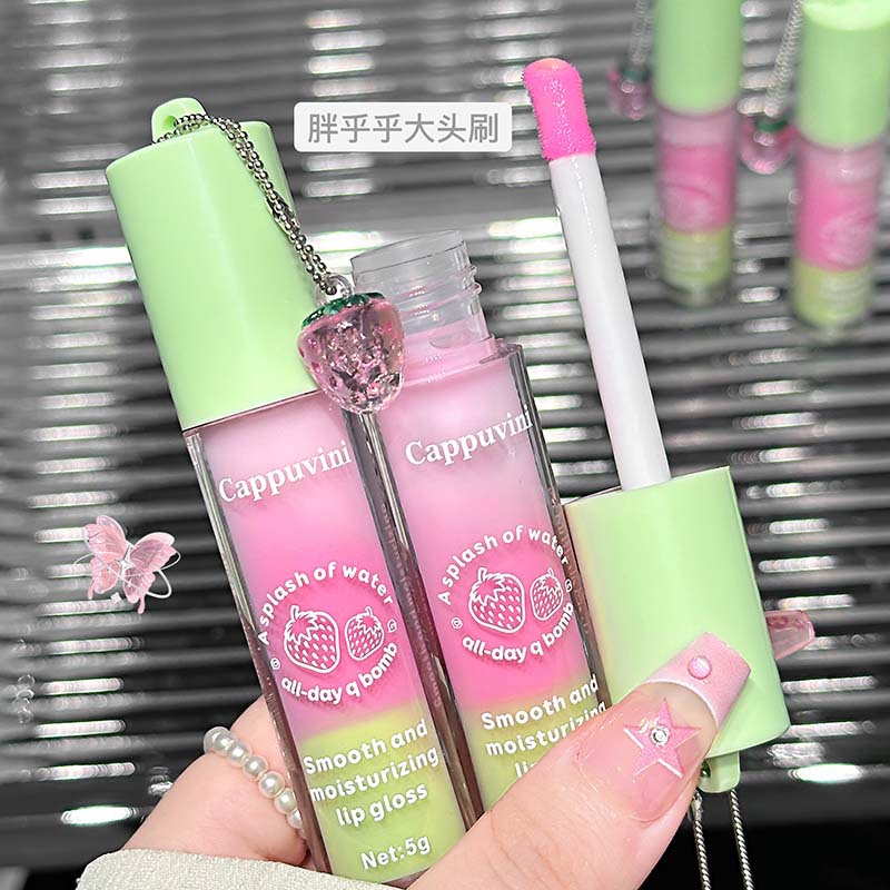 CAPPUVINI Smooth Lip Gel, hidratante, anti-agrietamiento, agua brillante Lip Gel, bálsamo labial transfronterizo otoño-invierno. image 4