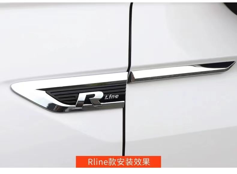 17-24 Tiguan L fender side emblem R emblem Dragon Edition Dragon Ascend Edition modified four-wheel drive car emblem Rline decorative sticker