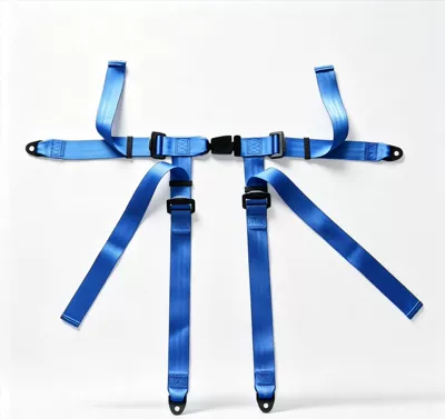 Car seat belt safety belt, adjustable for - blue