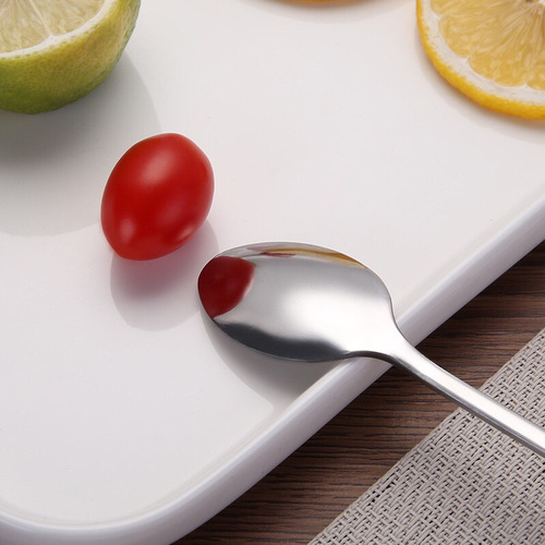 Stainless steel ice spoon creative gourd handle bar stirring spoon long handle oil spoon can be added with logo honey spoon
