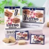 [1 box/40g contains 4 packs] Disney Strawberry Bear Milk Chocolate Flavored Wafer Cookies Blue