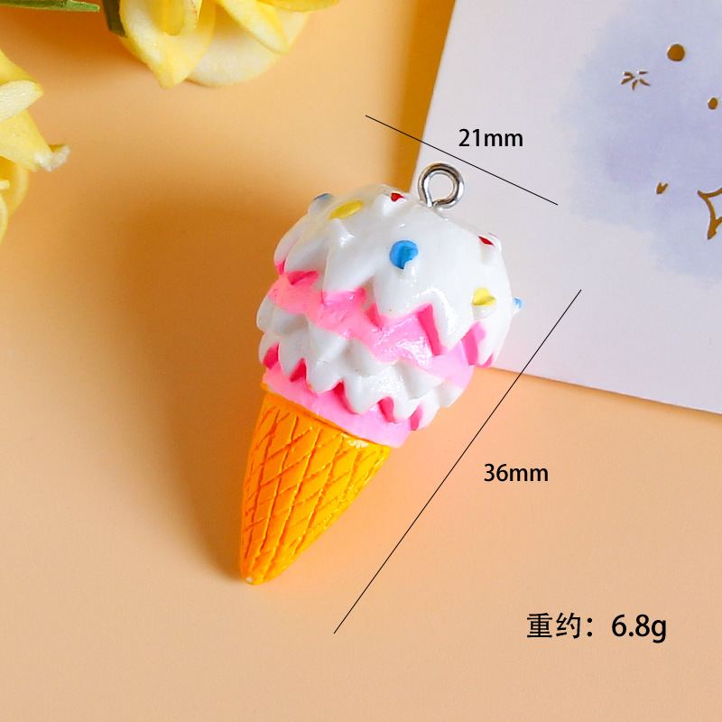 파우더 아이스크림 (손톱 포함)