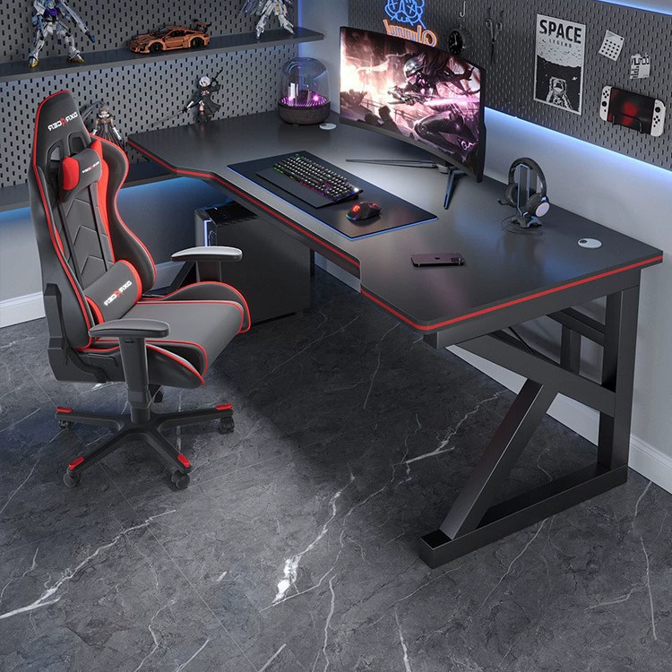 Компьютерный стол, настольный компьютер, домашний стол для спальни, стол для киберспорта, простой стол для аренды, офисный стол, стул, верстак, студенческий стол