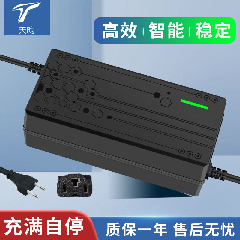 电动车电瓶智能充电器48V12AH60V20AH72V电池铅酸通用型小欧规