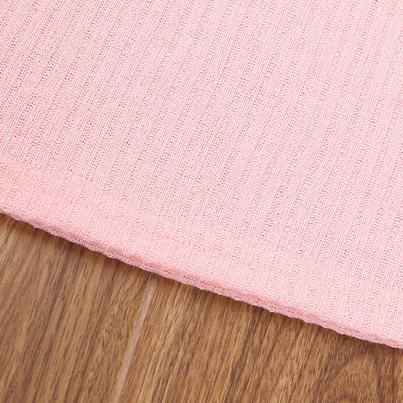 2024 Nuovo set primaverile da ragazza a maniche lunghe lavorato a maglia con gonna in pelle a metà corpo, abbigliamento per bambini_voghion.com