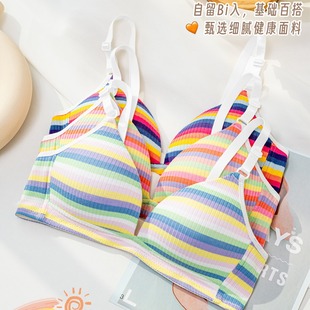 Factory direct cross-border e-commerce Southeast Asia Vietnam Thailand ladies French triangle cup small chest comfortable gathered bra