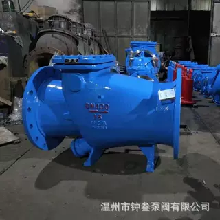 水泵消除水锤防倒流重锤式消声止回阀 HH44X-10C 微阻缓闭止回阀