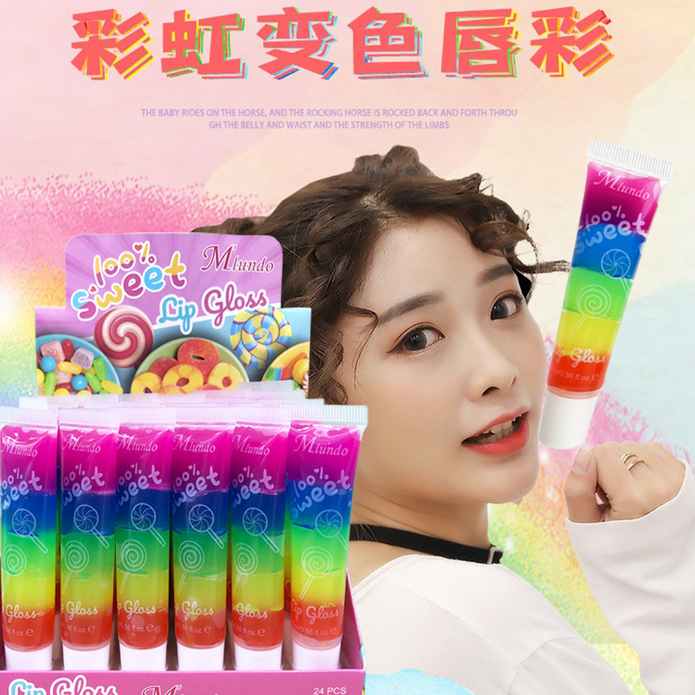 Cross-border Mlundo Rainbow Lipstick, lápiz labial