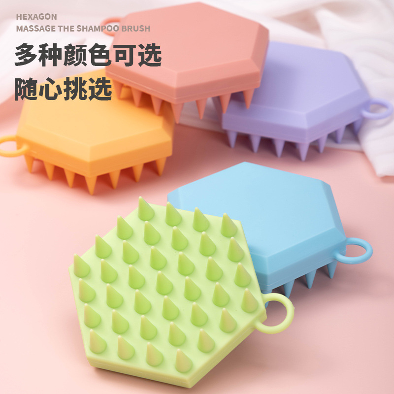 Cepillo de baño de silicona, cepillo de ducha de gel de silicona, cepillo de ducha de espalda, cepillo de limpieza de baño, cepillo de lavado de cabello de doble cara, masaje antiprurito