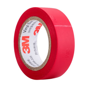 3M1500# electrical insulation tape PVC electrical tape lead-free 600V moisture-proof acid and alkali-resistant red