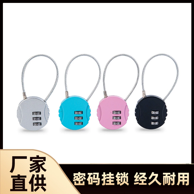 Производитель круглый навесной замок с паролем для студентов, уличный офисный шкаф, мини-многоцелевой замок с паролем, противоугонный замок, оптовая продажа