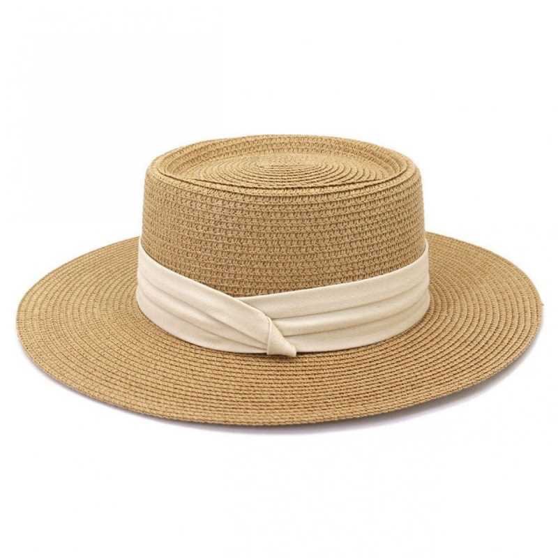 Solid capacious universal beach sun hat solar-powered