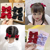 Children's hairgrip with bow, cute hair accessory for princess, bangs, hairpins, internet celebrity