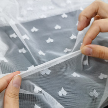 弹力小爱心蕾丝布料镂空网眼布提花蕾丝面料女装连衣裙服装辅料软