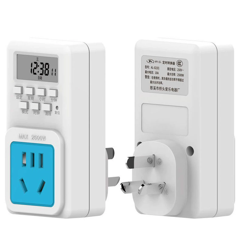Переключатель времени розетки мостового таймера Автоматический переключатель Smart Switch AL-02(X)