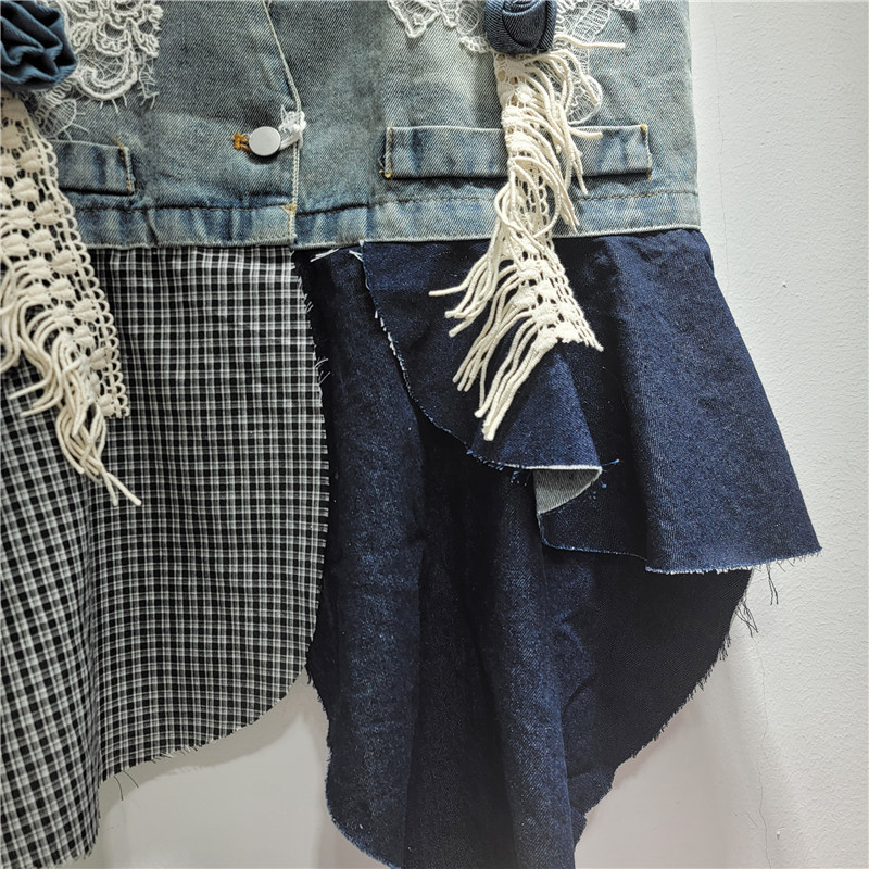 Verano super atractivo exterior 2025 nuevo estilo caliente diseño de nicho personalidad moda única y chic chaleco de costura mujer image 4