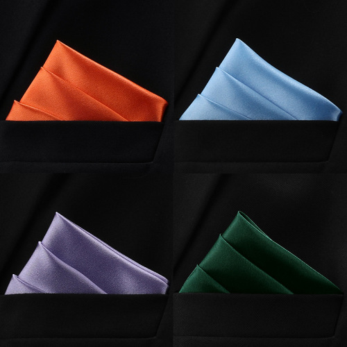 Men's suit pocket scarf, wedding banquet dress, chest scarf, business formal wear, British Korean style handkerchief, trendy handkerchief